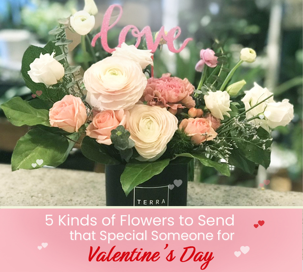 The Top 5 Flowers to Send a Loved One for Valentine’s Day